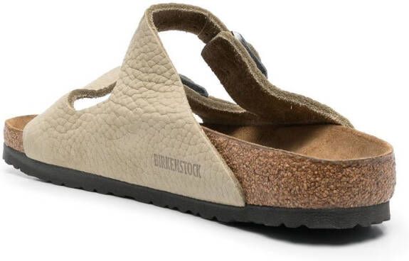 Birkenstock Arizona leren sandalen Groen