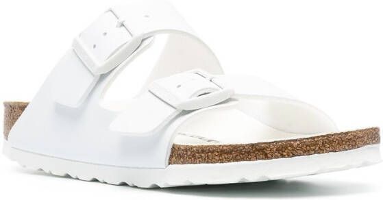 Birkenstock Arizona leren sandalen Wit