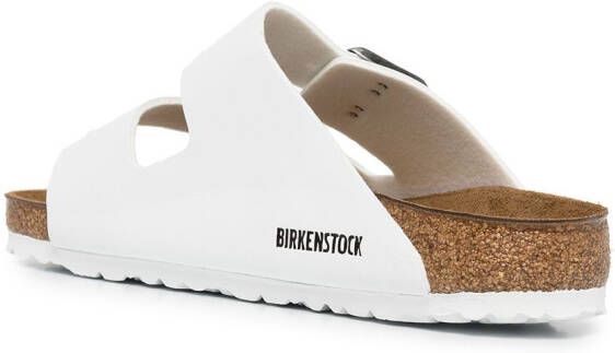 Birkenstock Arizona leren sandalen Wit