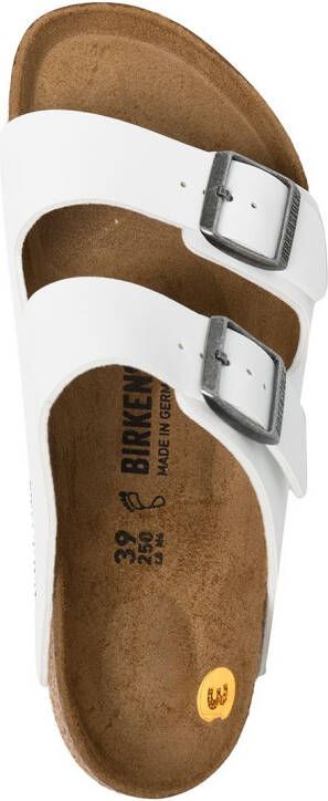 Birkenstock Arizona leren sandalen Wit