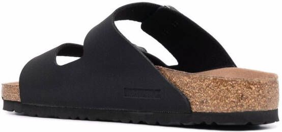 Birkenstock Arizona leren sandalen Zwart