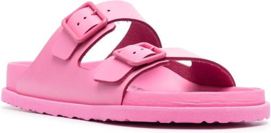 Birkenstock Arizona slippers met open neus Roze
