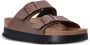 Birkenstock Arizona sandalen met plateauzool Bruin - Thumbnail 2