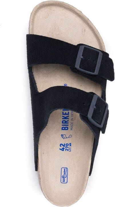 Birkenstock Arizona sandalen met dubbele bandjes Blauw