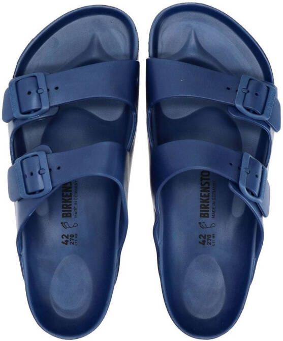 Birkenstock Arizona sandalen met dubbele bandjes Blauw