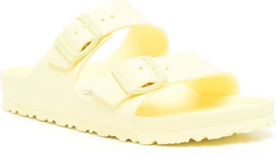 Birkenstock Arizona sandalen met dubbele gesp Geel