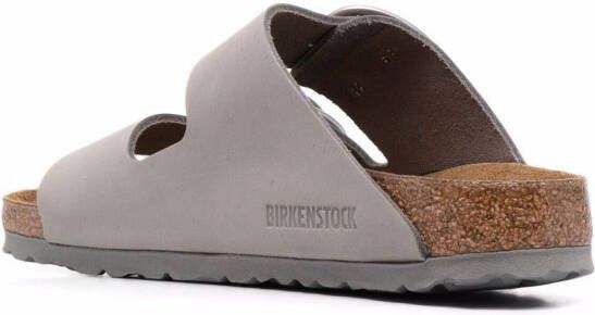 Birkenstock Arizona sandalen met dubbele gesp Grijs