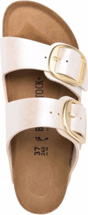 Birkenstock Arizona sandalen met dubbele gesp Wit