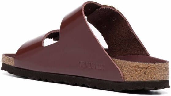 Birkenstock Arizona sandalen met gesp Bruin