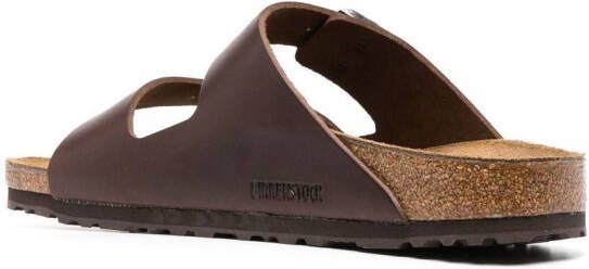 Birkenstock Arizona sandalen met gesp Bruin