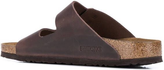 Birkenstock Arizona sandalen met gesp Bruin