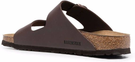 Birkenstock Arizona sandalen met gesp Bruin