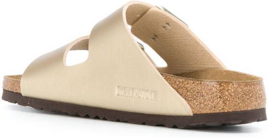 Birkenstock Arizona sandalen met gesp Goud