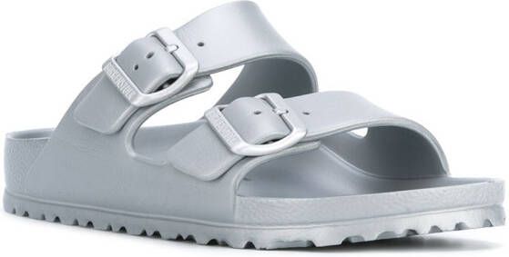 Birkenstock Arizona sandalen met gesp Grijs