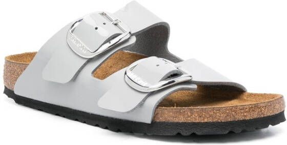 Birkenstock Arizona sandalen met gesp Grijs