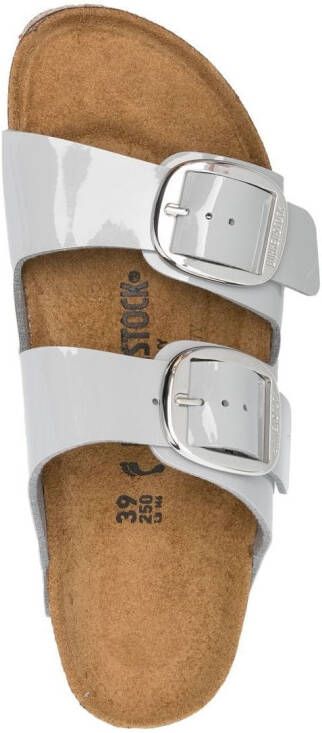 Birkenstock Arizona sandalen met gesp Grijs