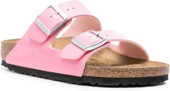 Birkenstock Arizona sandalen met gesp Roze