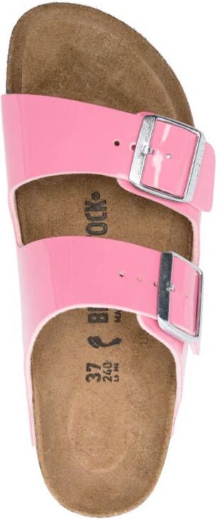 Birkenstock Arizona sandalen met gesp Roze