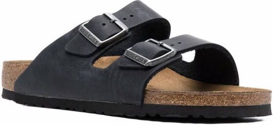 Birkenstock Arizona sandalen met gesp Zwart