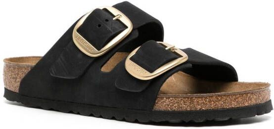 Birkenstock Arizona sandalen met gesp Zwart