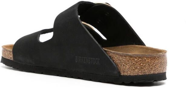 Birkenstock Arizona sandalen met gesp Zwart