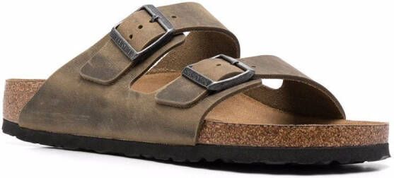 Birkenstock Arizona sandalen met gespsluiting Groen