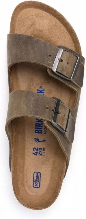 Birkenstock Arizona sandalen met gespsluiting Groen