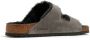 Birkenstock Arizona sandalen met lammy afwerking Grijs - Thumbnail 3