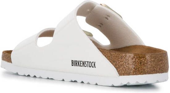 Birkenstock Arizona sandalen met twee bandjes Wit