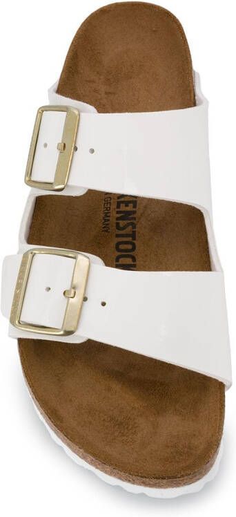 Birkenstock Arizona sandalen met twee bandjes Wit
