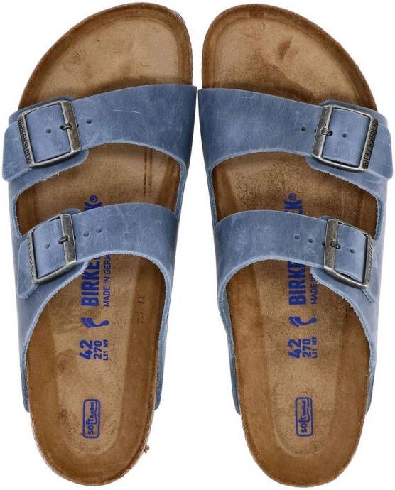 Birkenstock Arizona sandalen met zool Blauw