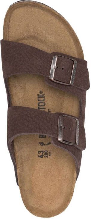 Birkenstock Arizona slip-on sandalen Bruin