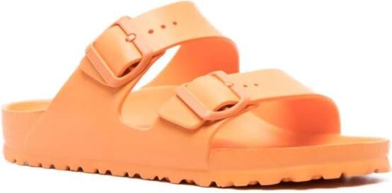 Birkenstock Arizona slippers met decoratieve gesp Oranje