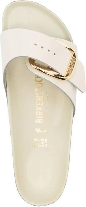 Birkenstock Arizona slippers met gesp Beige