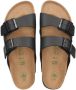 Birkenstock Arizona 25mm slippers met plateauzool Zwart - Thumbnail 4