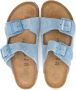 Birkenstock Arizona suède sandalen Blauw - Thumbnail 3