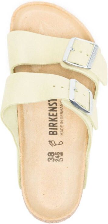 Birkenstock Arizona suède sandalen Geel