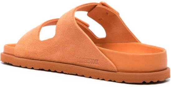 Birkenstock Arizona suède sandalen Oranje