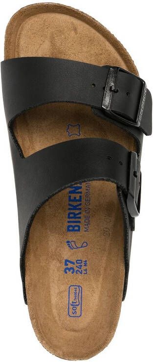 Birkenstock Arizone sandalen met dubbel bandje Zwart