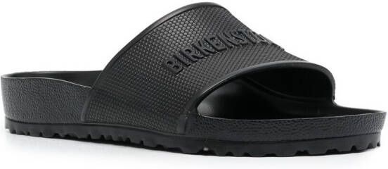 Birkenstock Barbados EVA slippers met geborduurd logo Zwart