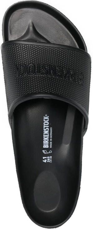 Birkenstock Barbados EVA slippers met geborduurd logo Zwart