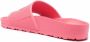 Birkenstock Barbados slippers met logo Roze - Thumbnail 3