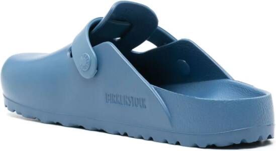 Birkenstock Boston slippers met gesp Blauw