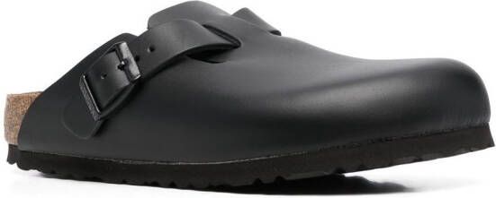 Birkenstock Boston klompen met gesp Zwart