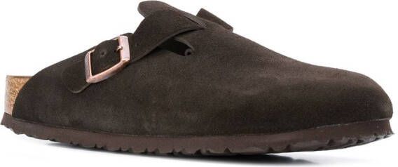 Birkenstock Boston su de klompen Bruin Schoenen