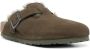 Birkenstock Boston VL suède slippers Groen - Thumbnail 2