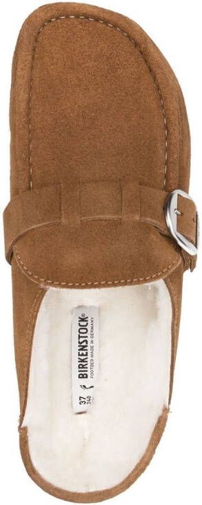 Birkenstock Buckley gevoerde klompen Bruin