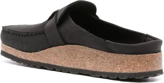 Birkenstock Buckley leren loafers Zwart