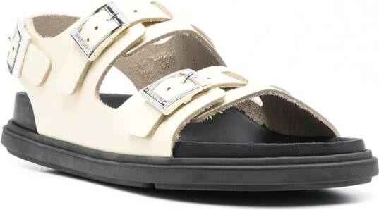 Birkenstock Cannes leather sandals Geel