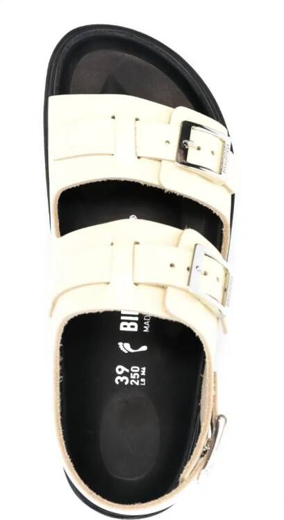 Birkenstock Cannes leather sandals Geel